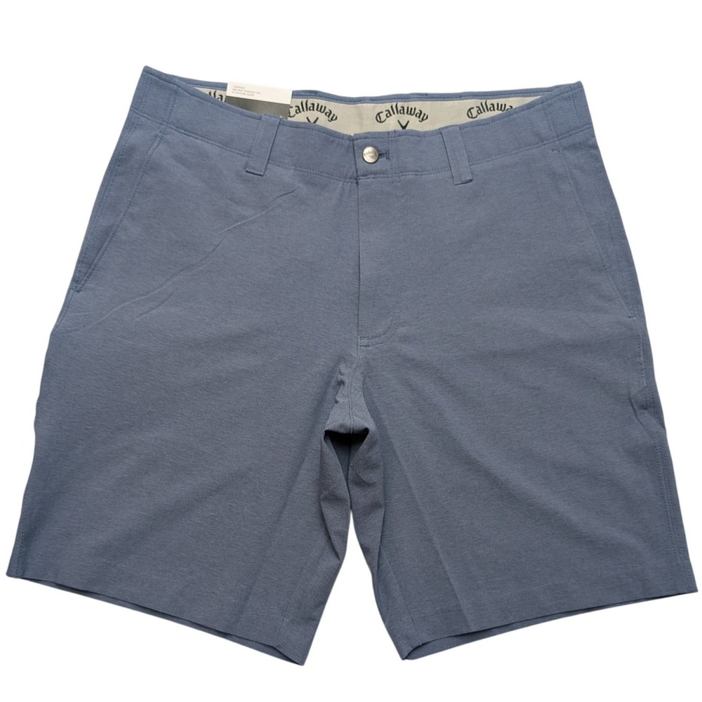 NWT Callaway Performance Golf Shorts Mens 32‎ Blue Opti-Dri